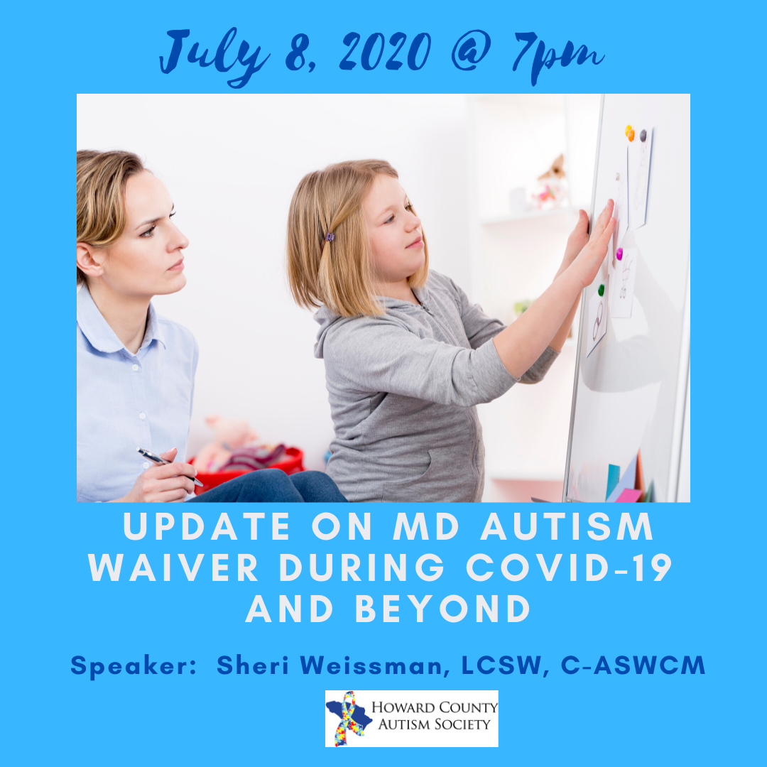 Maryland Autism Waiver - Autism Society of Maryland